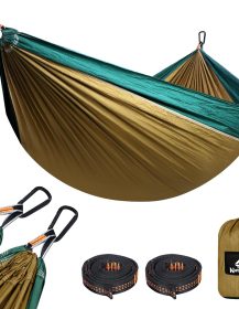 Ultra-Light Travel Camping Hammock | 300kg Load Capacity,Breathable,Quick-Drying | 2 x Premium Carabiners,2 x Nylon Slings Included | Outdoor Indoor Garden